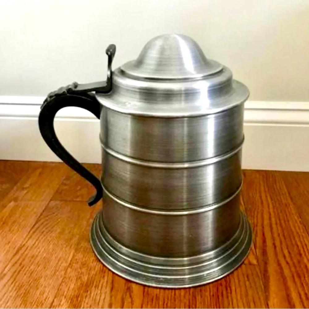 Ice Bucket Beer Stein Pewter by Seymour Mann Made in Italy
